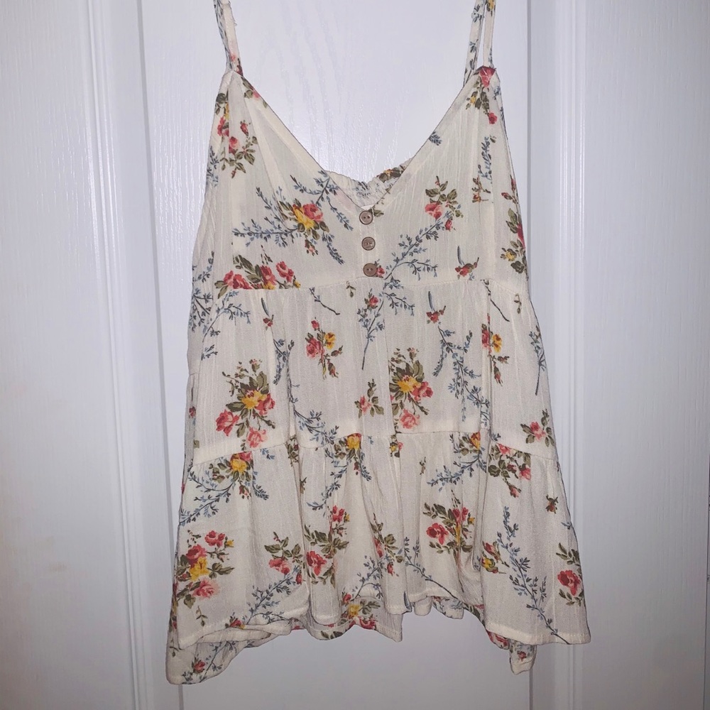 Floral tank top